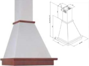 Teka Osa 670 VN 60cm H.355.VN Απορροφητήρας (καμινάδα τοίχου 60cm)