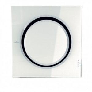 Elica MINI OM 55 cm Μαύρο/Λευκό Γυαλί Επιτοίχιος Απορροφητήρας