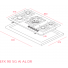 Teka EFX 90 5G AI AL DR (H.290.GIN) Inox Εστία Γκαζιού Με Minimal Σχεδιασμό - Image 2