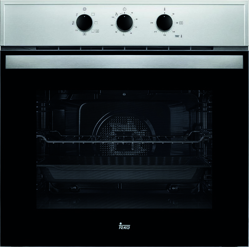 Teka HBB 605 Wish (F.573.SS) Hydroclean ECO 60cm Inox/Μαύρος Φούρνος