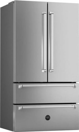 La Germania Master REF90X + MAS HK36 REF 90cm Inox Ελεύθερος Ψυγειοκαταψύκτης Ντουλάπα