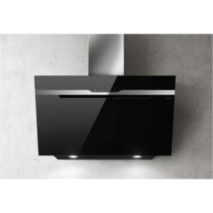 Elica Majestic BL/A/90 PRF0116967A 90cm Μαύρο Γυαλί Επιτοίχιος Απορροφητήρας