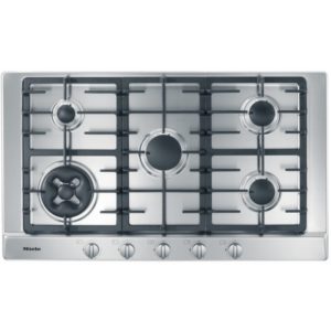 Miele KM 2052 G Αυτόνομη Εστία Αερίου 90cm Inox 4002514356563