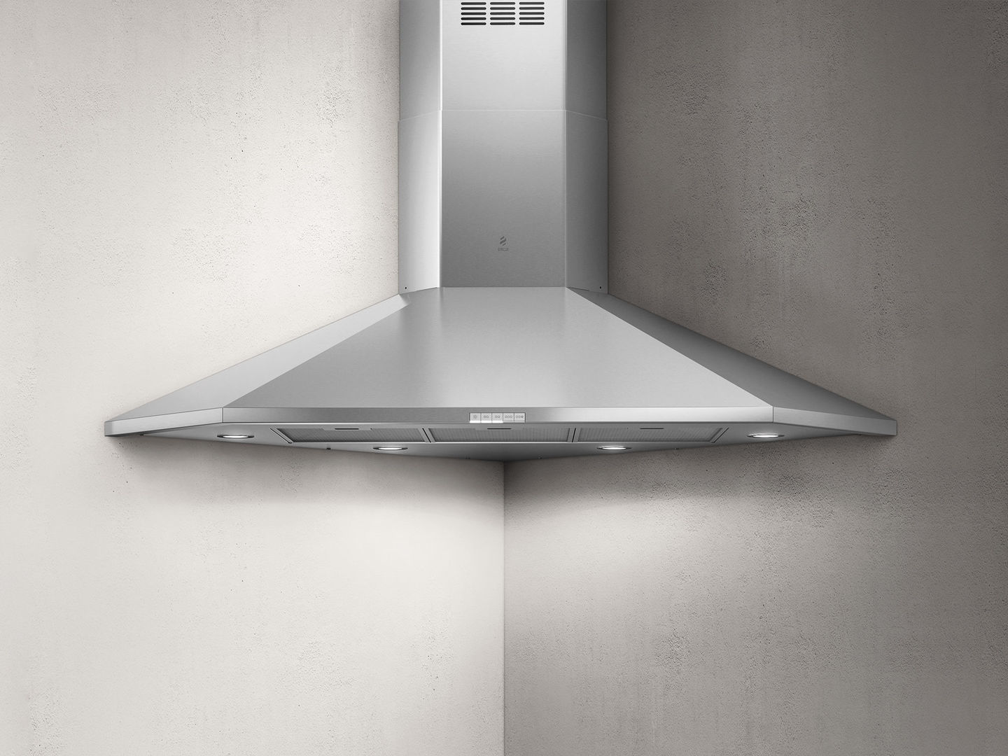 ELICA ACUTA IX/F/100 Γωνιακός Απορροφητήρας 100cm PRF0121267A