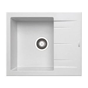 Pyramis Pyragranite Alazia (59x50) 1B 1D Γρανιτένιος Snow Ένθετος Νεροχύτης 079809011