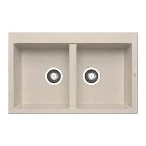 Pyramis Pyragranite Alazia (79X50) 2B Γρανιτένιος Beige Ένθετος Νεροχύτης 079811111