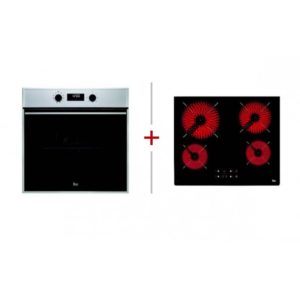 Teka ΗCB 6545 Inox Εντοιχιζόμενος Φούρνος + ΤZ 6415 Κεραμικό Πλατώ Εστιών 60cm