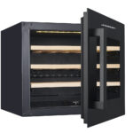 MASTERZEN XPR W24S Πλήρως Εντοιχιζόμενος Συντηρητής Κρασιών Μίας Ζώνης 24 Φιαλών | Μαύρη Πόρτα