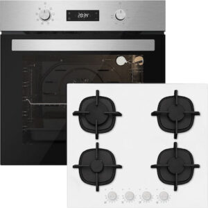 Davoline DSXO 8004 IX + GGDW 400 WH Φούρνος άνω Πάγκου 72lt με Εστίες Αερίου Π59.5εκ.