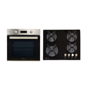 Davoline DSXO 8004 + GOG 400 Φούρνος άνω Πάγκου 72lt με Εστίες Αερίου Π59.5εκ.