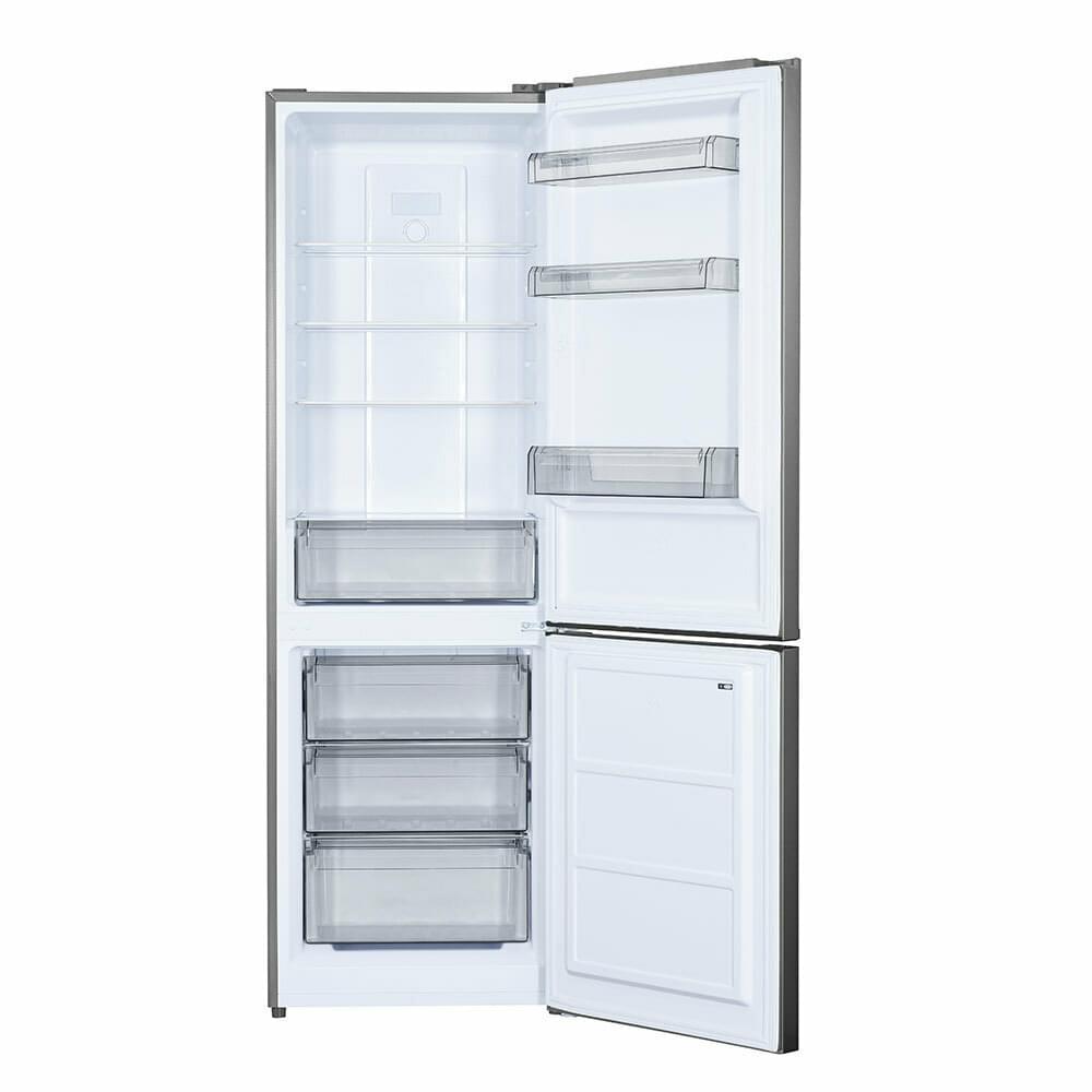 Robin RB-458 Ψυγειοκαταψύκτης 293lt NoFrost Υ185xΠ60xΒ69εκ. Inox - Image 2
