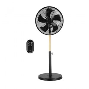 Life Alize Wood – Black 221-0265 Ανεμιστήρας με Ορθοστάτη & Τηλεχειριστήριο