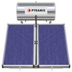 Pyramis Ηλιακός Θερμοσίφωνας 200lt/4m² Glass Τριπλής Ενέργειας με Επιλεκτικό Συλλέκτη 026001405