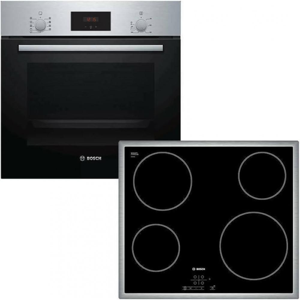 Bosch HBF134ES1 + PKE645BB2E Εντοιχιζομενο σετ