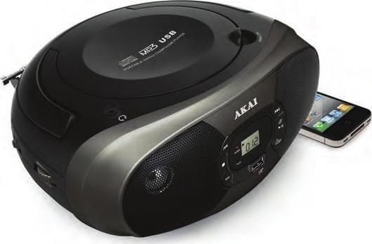 Akai BM004A-614 Φορητό Ραδιόφωνο με CD/USB/MP3