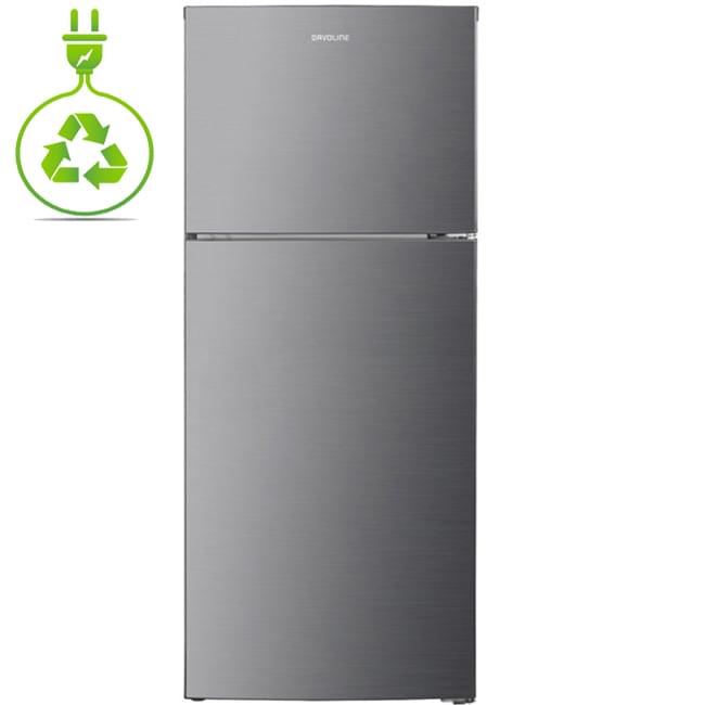 Davoline FTM 170 E IX Ψυγείο Δίπορτο Inox 334lt Total No Frost