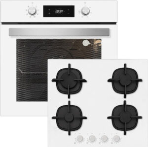 Davoline DSWO 8004 + GGDW 400 WH Φούρνος άνω Πάγκου 72lt με Εστίες Αερίου Π59.4εκ.