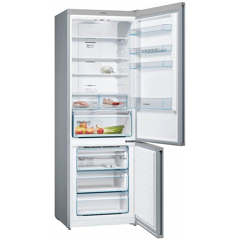 Bosch KGN49XLEA Ψυγειοκαταψύκτης Inox Full NoFrost 438lt (ΥxΠxΒ) 203 x 70 x 67 cm - Image 2