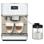 Miele CM 6360 Αυτόματη Μηχανή Espresso 1500W Πίεσης 15bar με Μύλο Άλεσης White Lotus