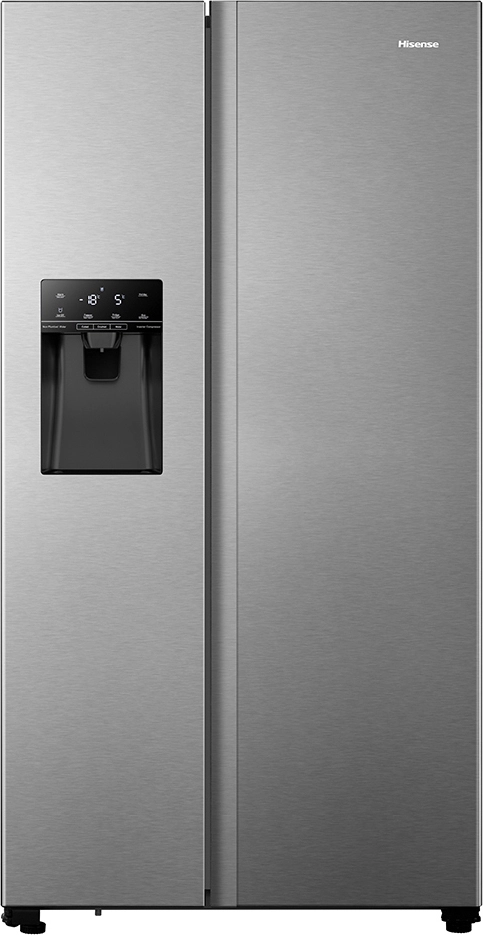 Hisense RS694N4TIE Ψυγείο Ντουλάπα Inox E
