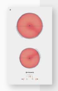 Pyramis PHC31210FMW Κεραμική Εστία Λευκή Αφής χωρίς Πλαίσιο (174020020)