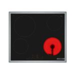 Bosch PKE645FP2E Κεραμική Εστία Αυτόνομη Inox με Λειτουργία Κλειδώματος 58.3×51.3εκ.