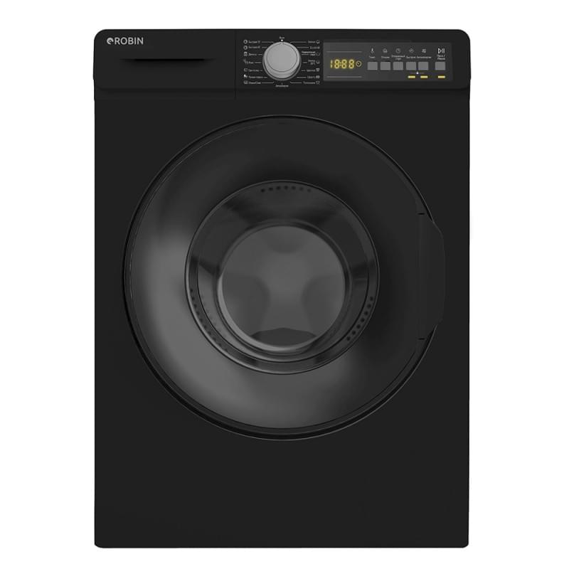 Robin RT-1080BL Πλυντήριο Ρούχων 8kg MAYΡΟ