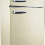 Robin RB-280 Beige Retro Ψυγείο δίπορτο Full NoFrost μπέζ