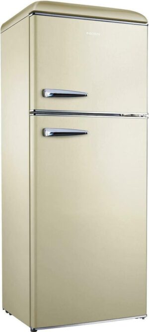 Robin RB-280 Beige Retro Ψυγείο δίπορτο Full NoFrost μπέζ