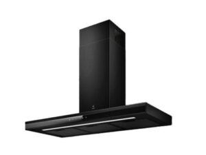 Elica Adele BL MAT/A/90 Νησίδα-Οροφής 90cm PRF0167316 Black Matt- Black Glass ΑΠΟΡΡΟΦΗΤΗΡΑΣ