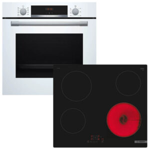 Bosch HBA534BW0 + PKE611BB2E Εντοιχιζομενο σετ