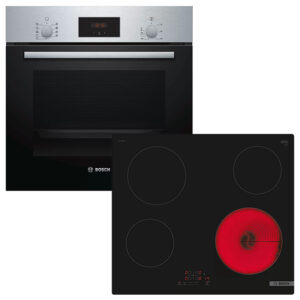 Bosch HBF134ES1 + PKE611BB2E Εντοιχιζομενο σετ