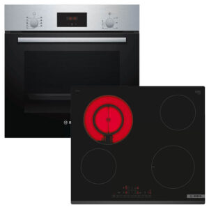 Bosch HBF134ES1 + PKF631FP3E Εντοιχιζομενο σετ