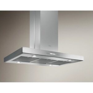 Elica Spot Plus Island IX/A/90 Καμινάδα-Τζάκι 90cm Inox   ΕΓΓΥΗΣΗ ΑΝΤΙΠΡΟΣΩΠΕΙΑΣ