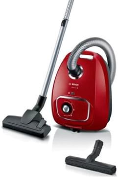 Bosch BGLS4X380 Ηλεκτρική Σκούπα 600W με Σακούλα 4lt Κόκκινη