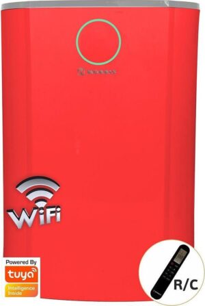 Morris MDB-16161HIWR Αφυγραντήρας 16lt με Wi-Fi Κόκκινος