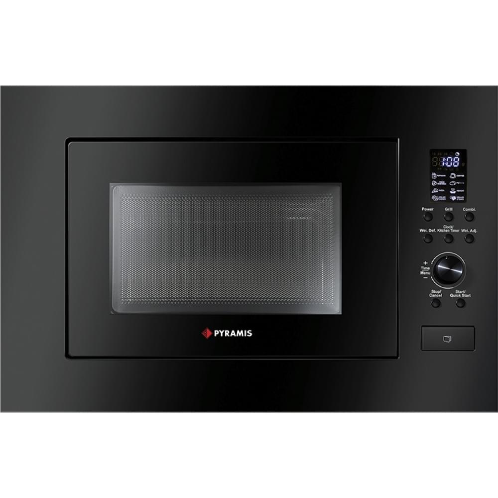 Pyramis 30 Black Φούρνος Μικροκυμάτων 23 λίτρα