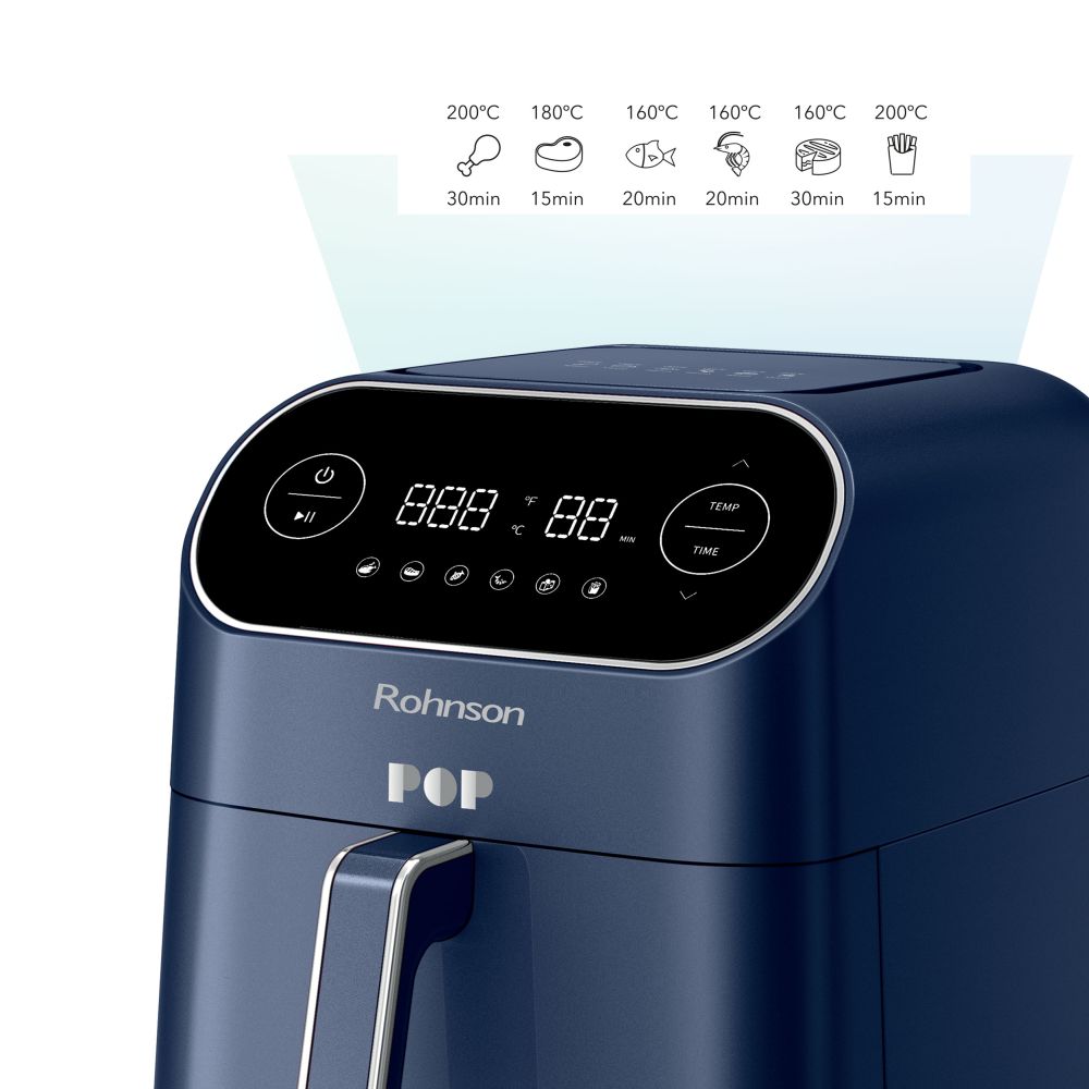 ΦΡΙΤΕΖΑ ΑΕΡΟΣ ROHNSON R-2859Β 7L ΜΠΛΕ - Image 4