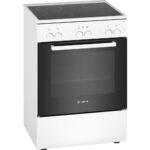 Bosch HKA090220 Κουζίνα 66lt με Κεραμικές Εστίες Π60εκ. Λευκή