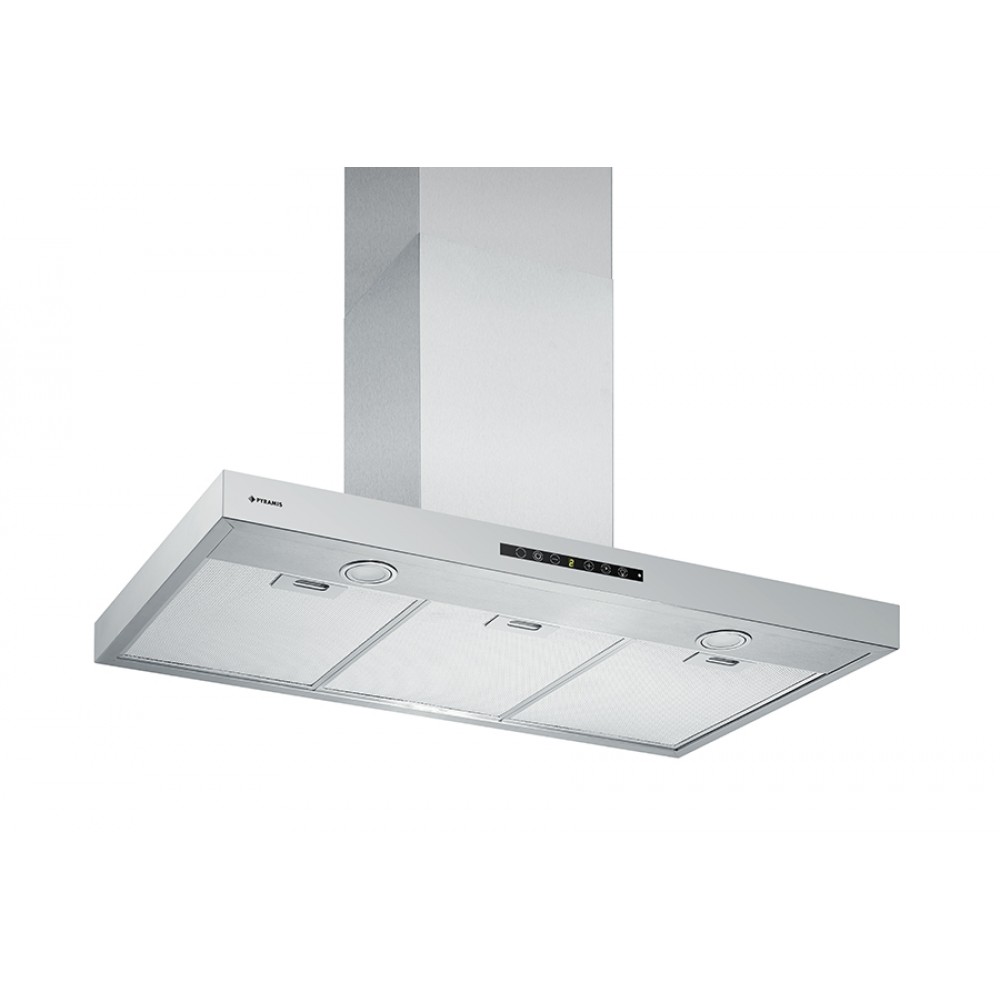 Pyramis Απορροφητήρας Τζάκι Agilo (065036401) Inox 90cm