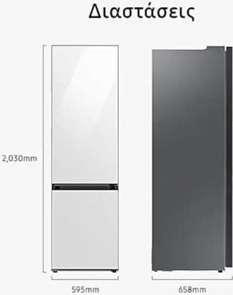 SAMSUNG BESPOKE RB38C6B0ES9/EF Ψυγειοκαταψύκτης No Frost - Image 2