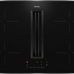 Miele KMDA 7272 FR-A Επαγωγική Εστία Αυτόνομη με Απορροφητήρα 80cm Μαύρη