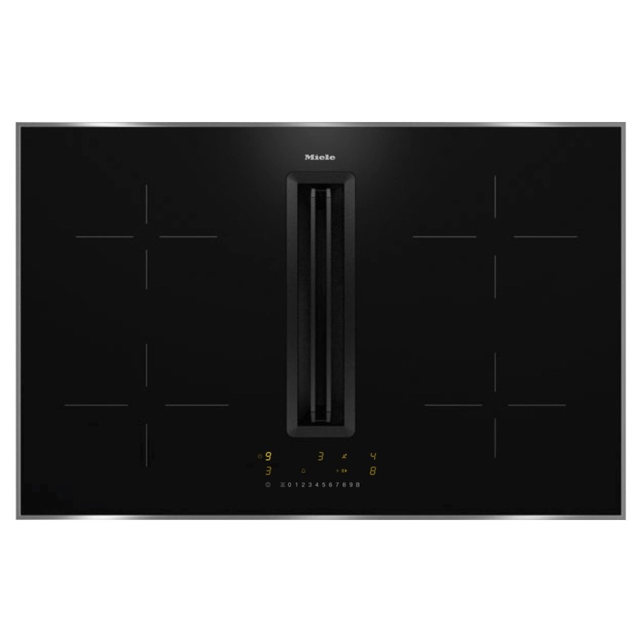 Miele KMDA 7272 FR-U Επαγωγική Εστία Αυτόνομη με Απορροφητήρα 80x52εκ.