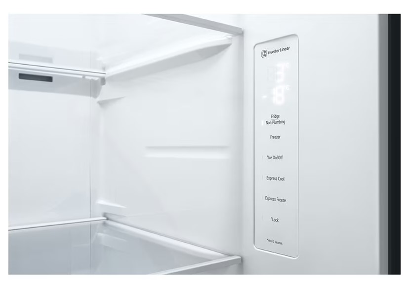 LG Ψυγείο Ντουλάπα GSLV51PZXE Total NoFrost 635Lt Υ179xΠ91.3xΒ73.5εκ. Inox - Image 6