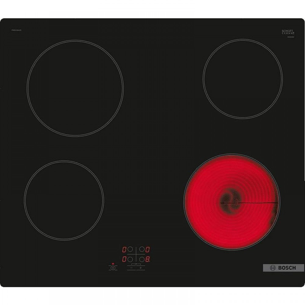 Bosch PKE61RAA2E Κεραμική Εστία Αυτόνομη 60cm Μαύρο