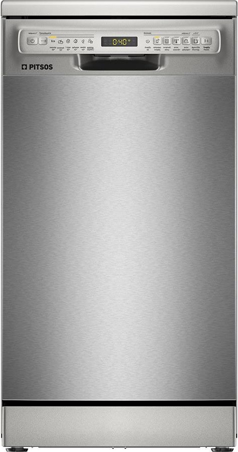 Pitsos DSS61I01 Ελεύθερο πλυντήριο πιάτων 45cm Inox