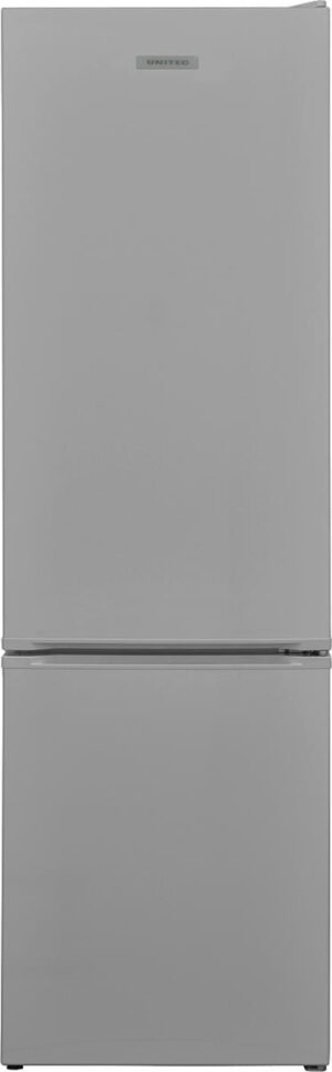 United UCX-3293 Ψυγειοκαταψύκτης 288lt Υ180xΠ54xΒ59.5cm Inox Look