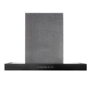 Davoline Tate 060 IX-BL Απορροφητήρας Επίτοιχος 60cm Inox Με Μαύρο Γυαλί