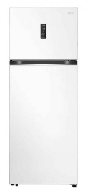 LG GTBV44SWBKD Δίπορτο Ψυγείο 461lt No Frost Υ184.5xΠ70xΒ72.5cm Λευκό