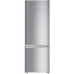 Liebherr CUele 2831 Ψυγειοκαταψύκτης 265lt, NoFrost, E (Υ161.2xΠ55xΒ63εκ) Inox
